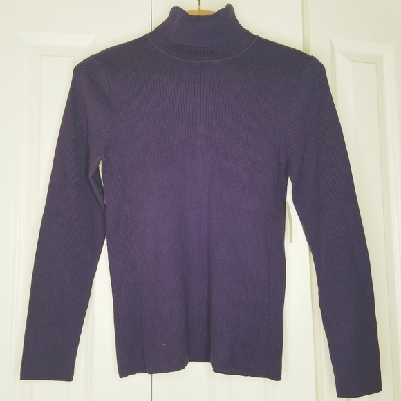 Coldwater Creek Sweaters - COLDWATER CREEK Rib Sweater Turtleneck NEW M